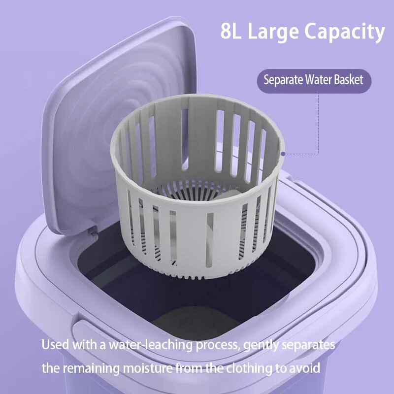 IntellegentChoice™ Foldable Portable Washing Machine